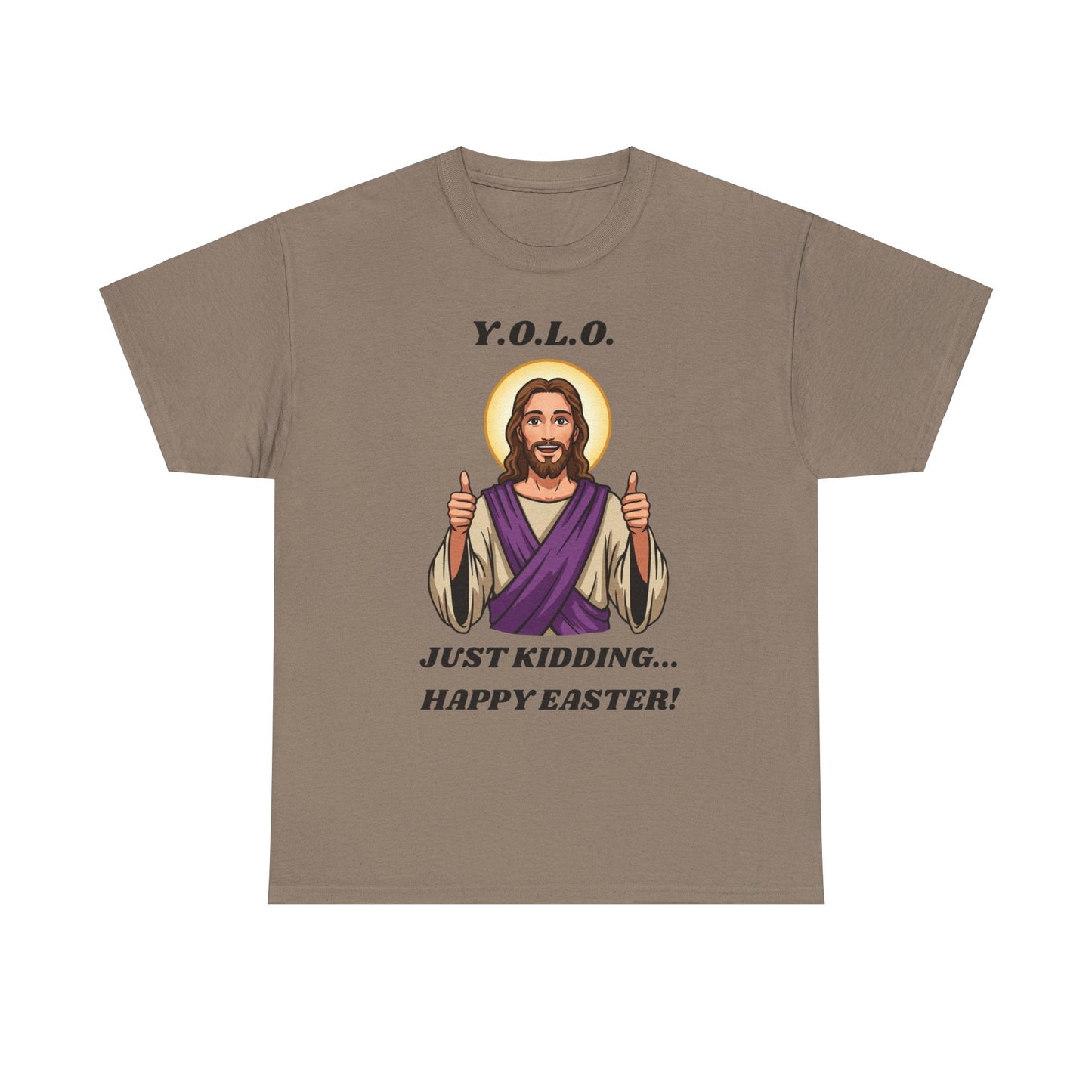 Easter Unisex Tee - Y O L O Jesus Happy Easter Shirt