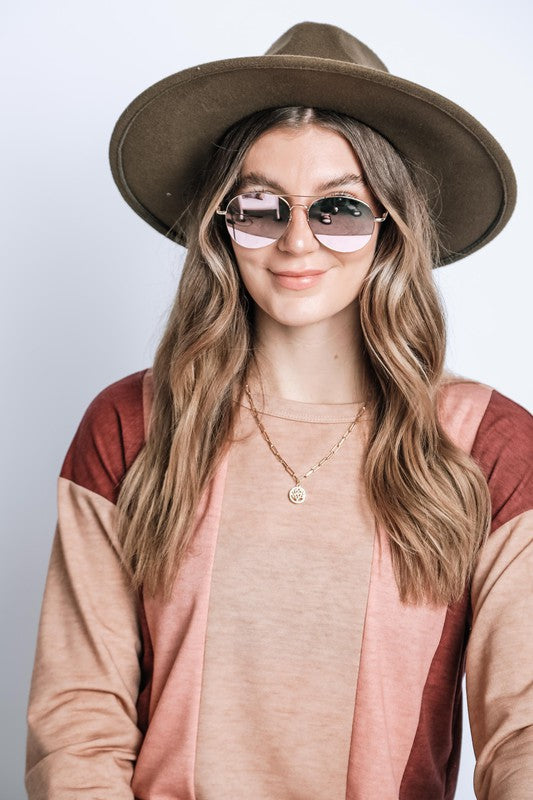 Fedora Wide Rim Hat