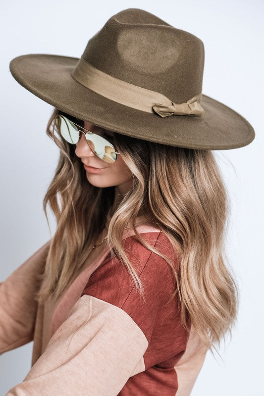 Fedora Wide Rim Hat