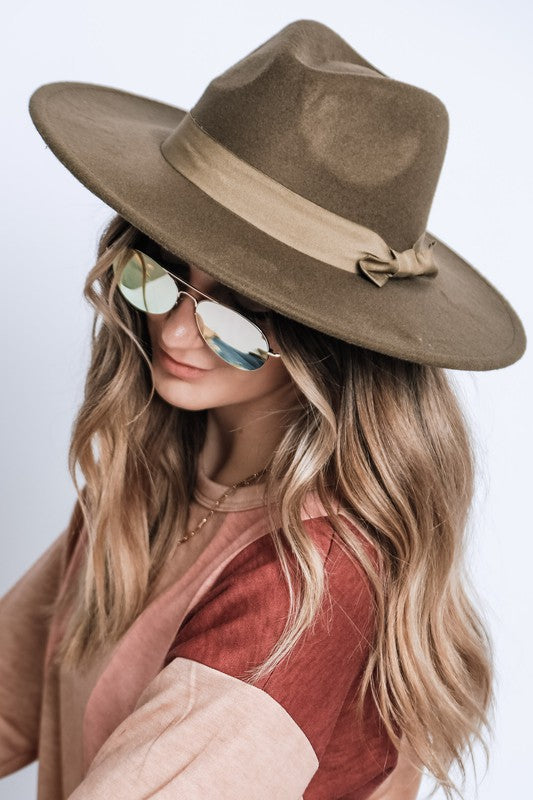 Fedora Wide Rim Hat
