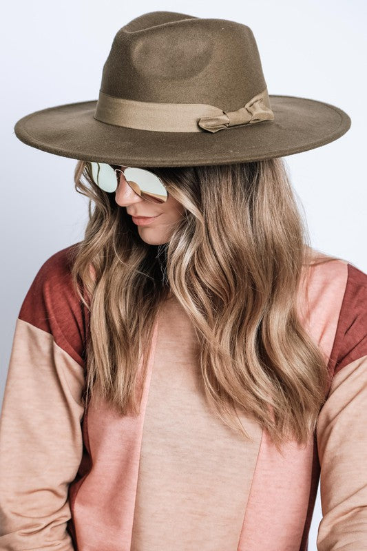 Fedora Wide Rim Hat