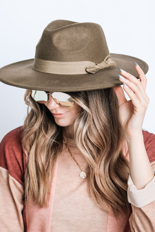 Fedora Wide Rim Hat