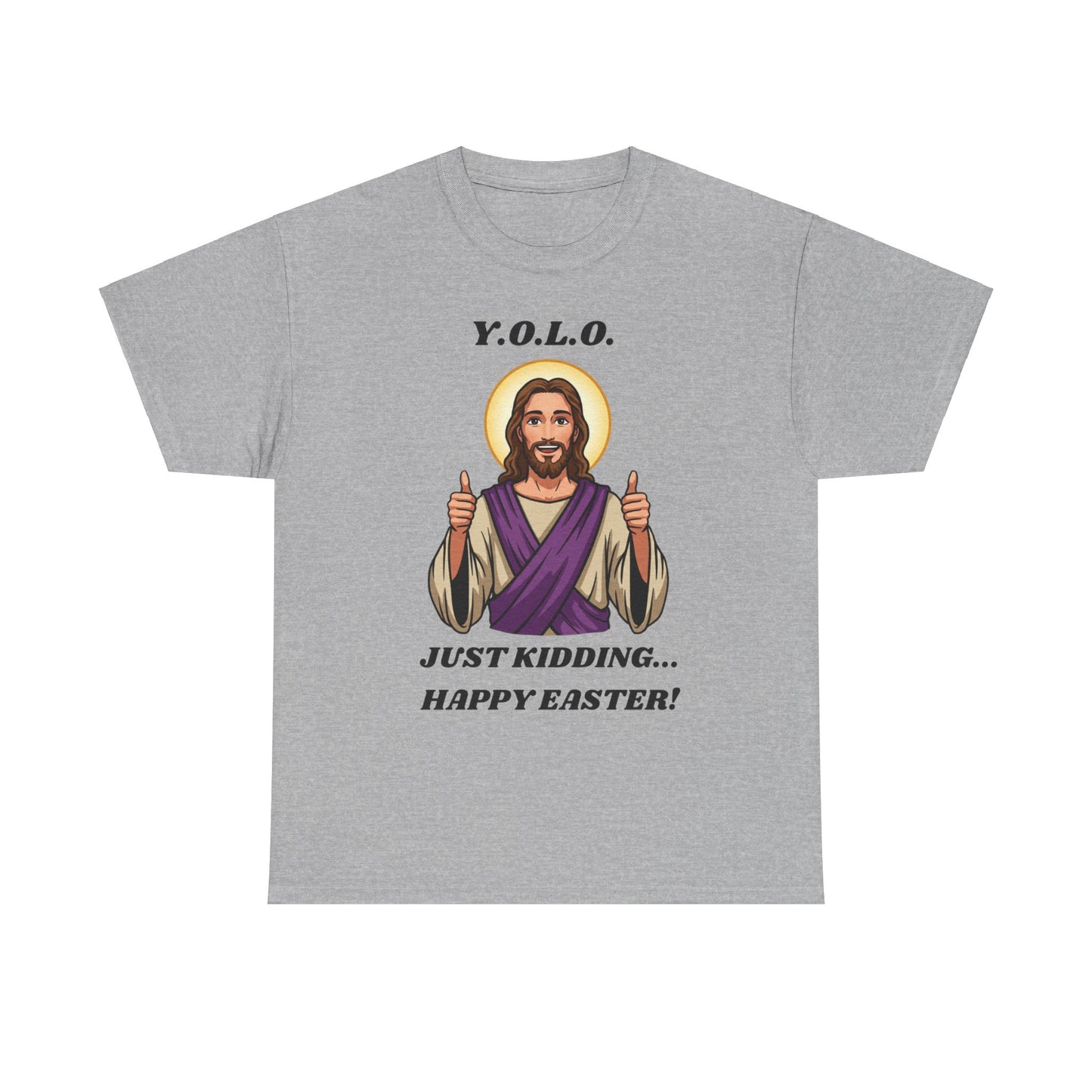 Easter Unisex Tee - Y O L O Jesus Happy Easter Shirt