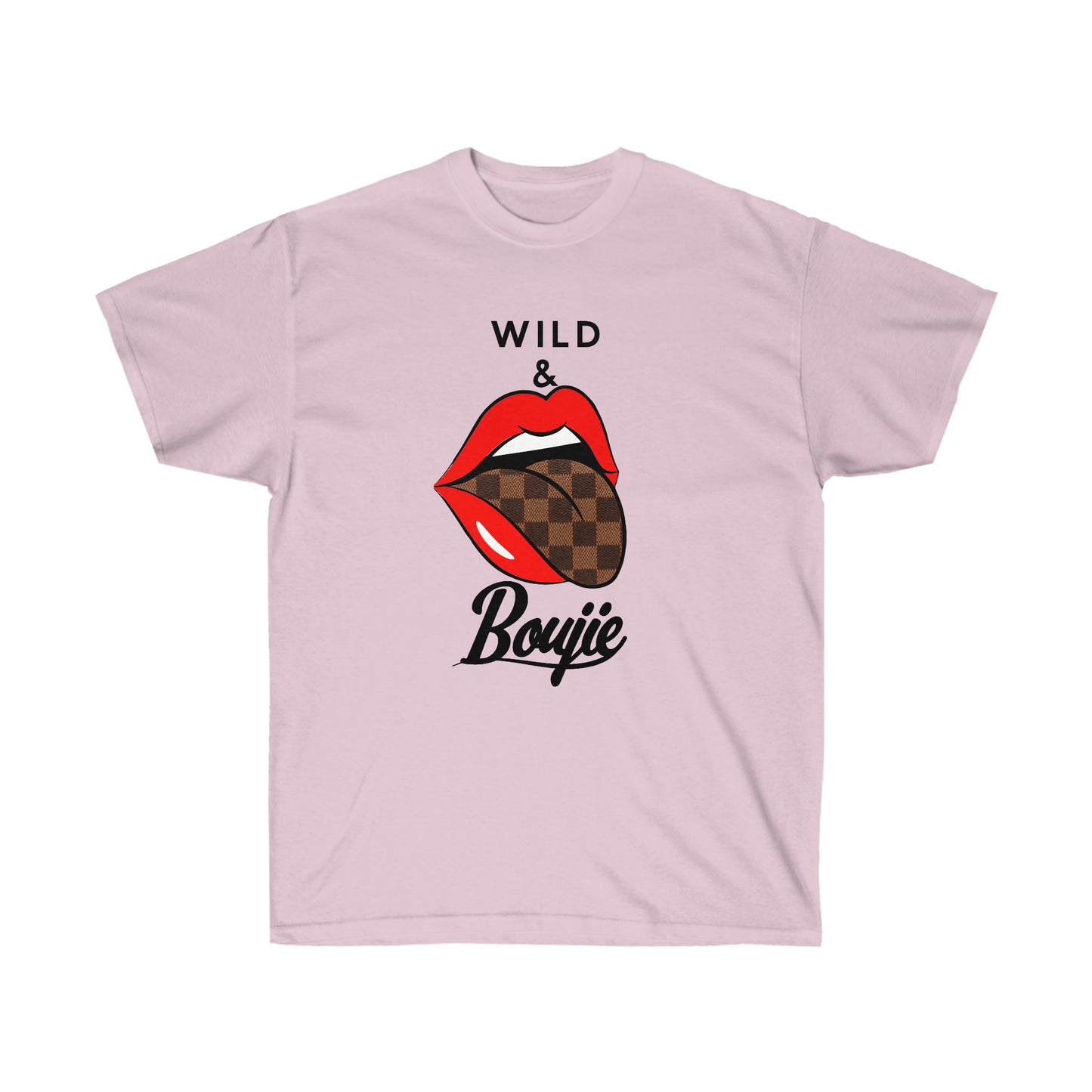Wild and boujie red lip ultra cotton t-shirt