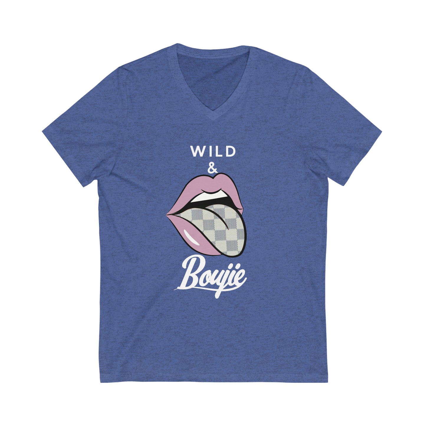 Unisex Jersey Short Sleeve V-Neck Tee