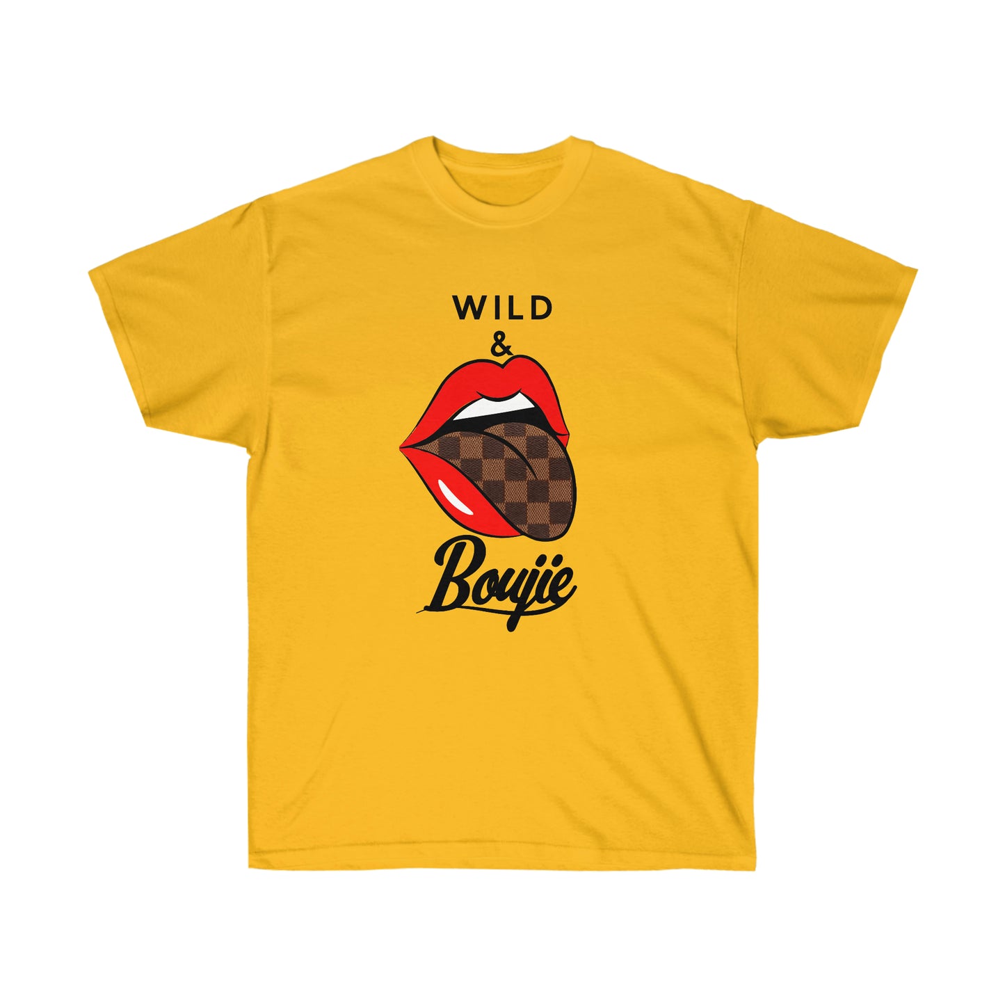 Wild and boujie red lip ultra cotton t-shirt
