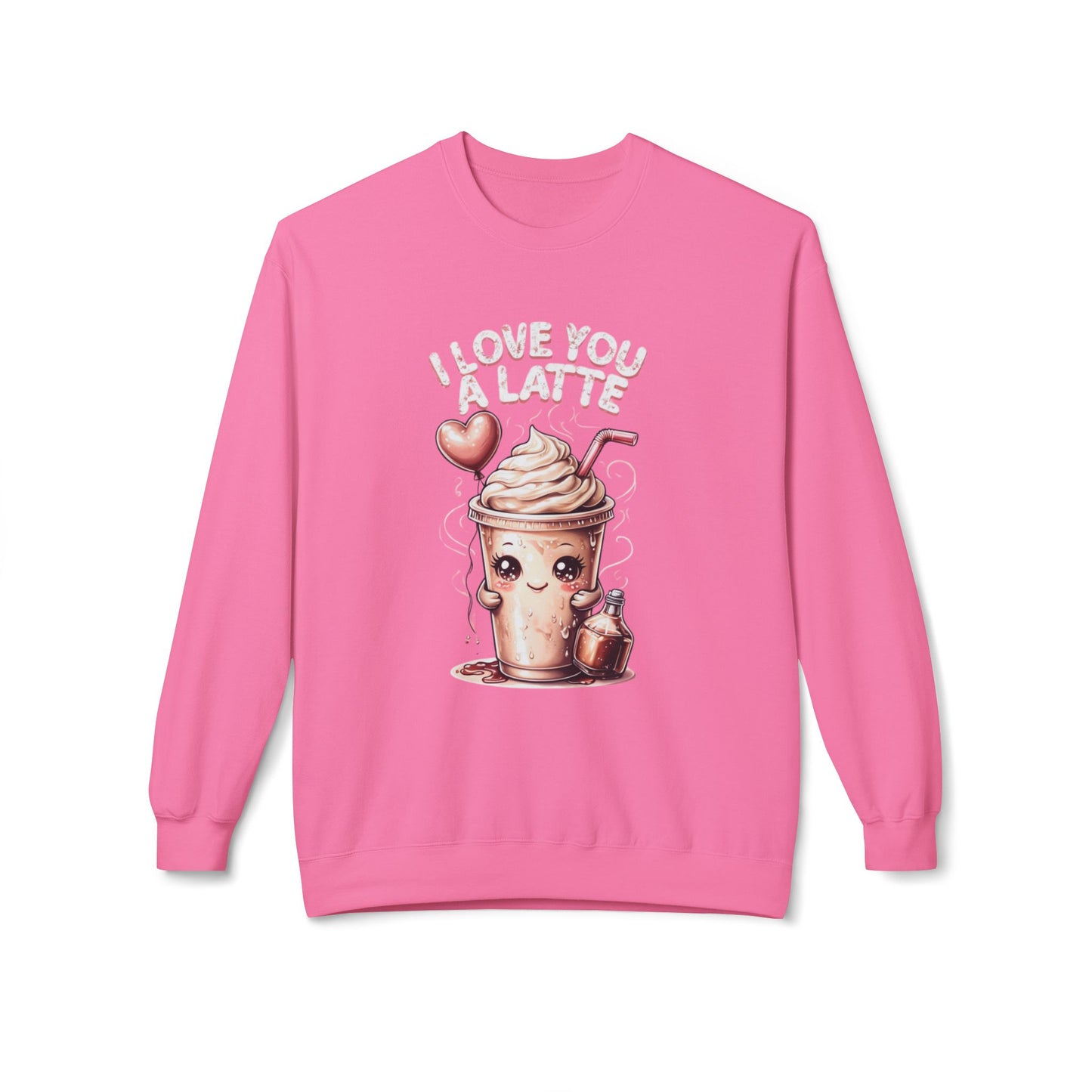 I Love You a Latte Crewneck Sweatshirt