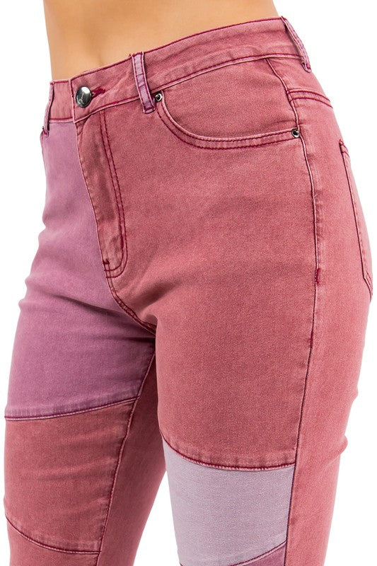 Pink Denim Jeans