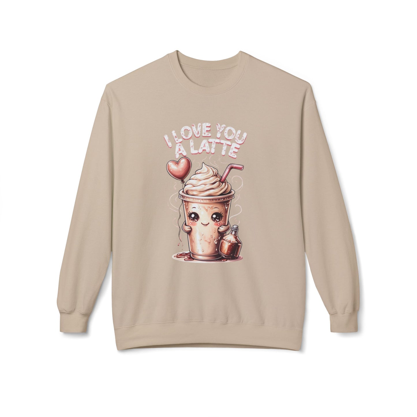 I Love You a Latte Crewneck Sweatshirt