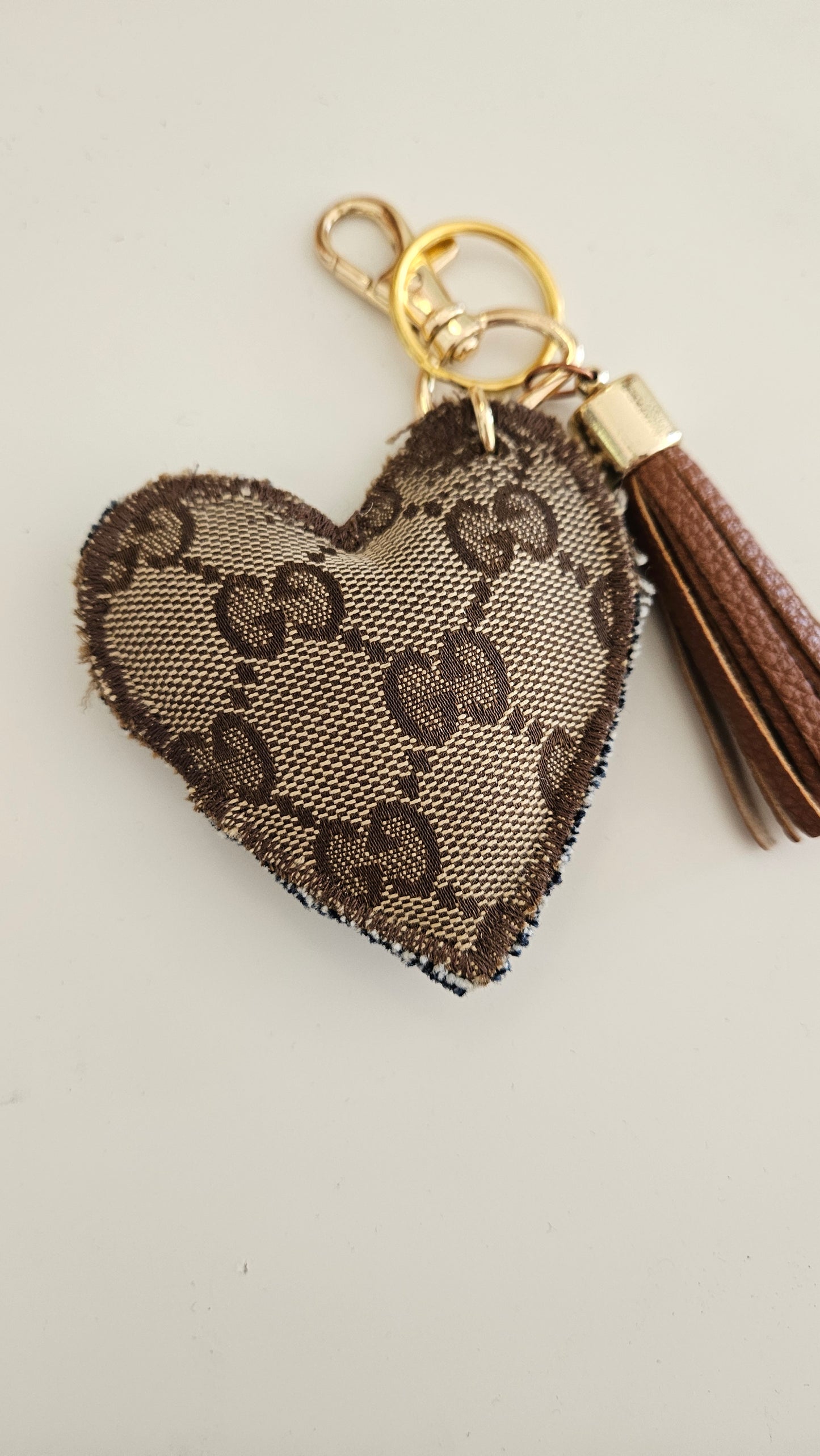 GG Heart Bag Charm/Keychain