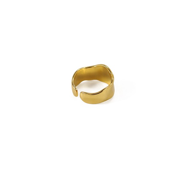 18K Gold Concave Convex Ring