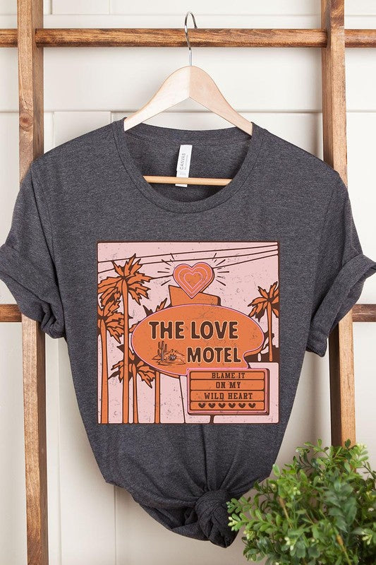 The love motel graphic tee