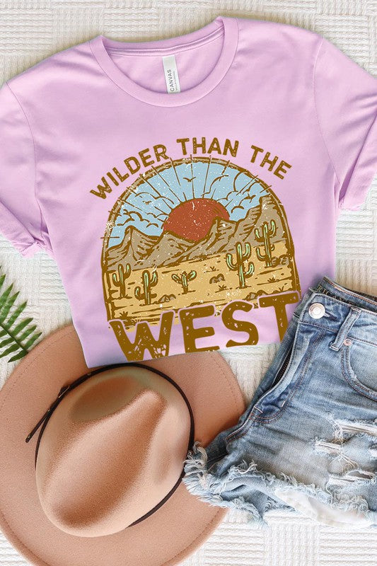 Wilder than the west grapic tee