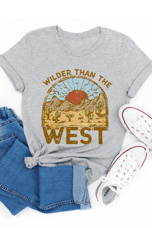 Wilder than the west grapic tee