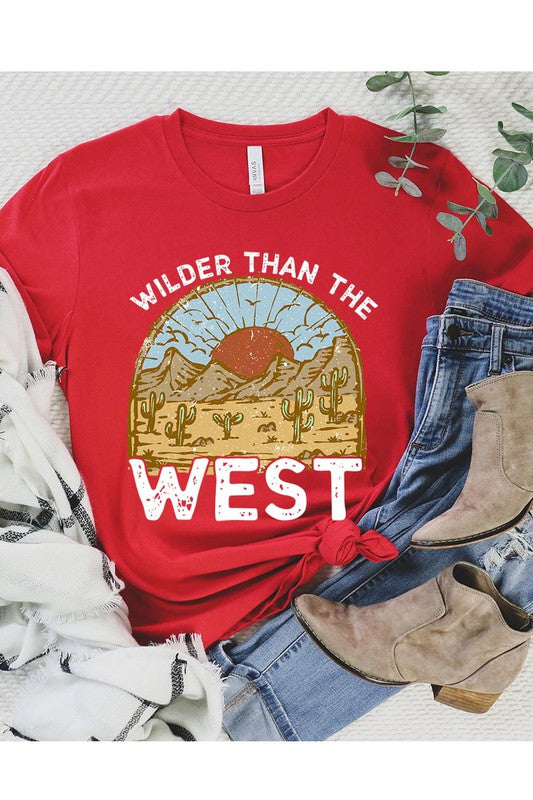 Wilder than the west grapic tee