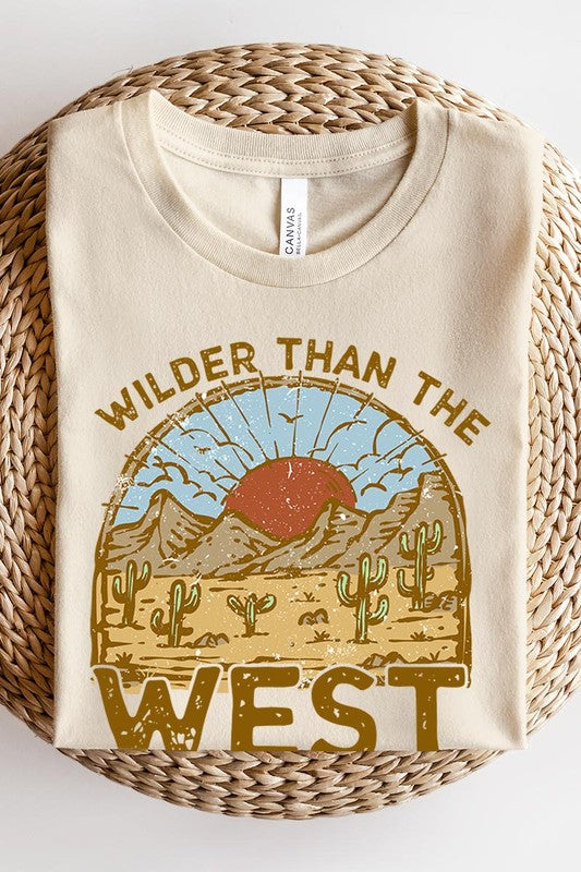 Wilder than the west grapic tee