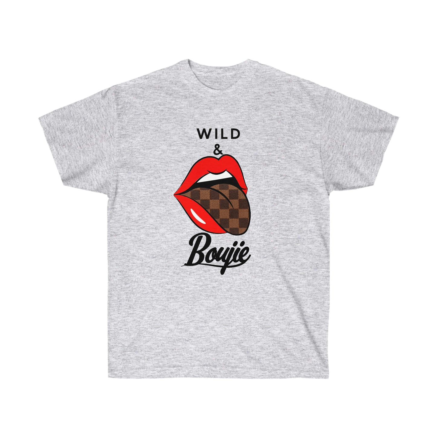 Wild and boujie red lip ultra cotton t-shirt